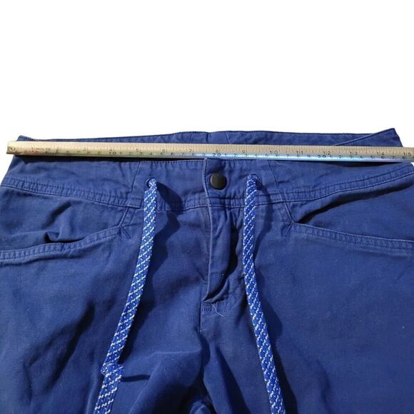 North Face Blue Drawstring Womens Pants Size 4 Hiking Camping Outerwear - Picture 4 of 6